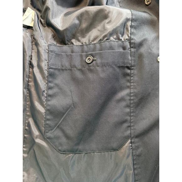 London Fog Women's Trench Coat Jacket Black Size Small - Picture 8 of 8